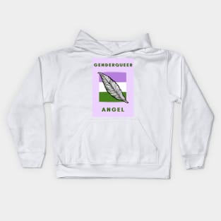 Genderqueer Angel Kids Hoodie